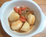 肉じゃがをリメイク☆和風ポテトサラダ作り方1写真
