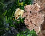 菜の花とツナと塩昆布の和え物作り方2写真