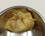 お弁当にも★卵の油あげきんちゃく作り方3写真