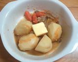 肉じゃがをリメイク☆和風ポテトサラダ作り方2写真