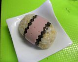 キャラ弁に♪ハサミで簡単☆レースおにぎり作り方4写真
