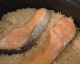めんつゆで簡単！鮭の炊き込みご飯作り方3写真