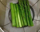 半熟卵とアスパラガスのオーブン焼き作り方3写真