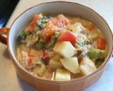 お手軽！野菜たっぷり豆乳スープ作り方4写真