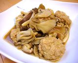 ヘルシー♡豚☆肉団子のオイスターソース煮作り方7写真