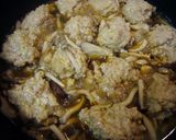 ヘルシー♡豚☆肉団子のオイスターソース煮作り方6写真