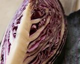 やせたい時食べたい紫キャベツサラダパスタ作り方2写真