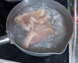 鶏皮でちょっとしたおつまみ作り方1写真