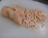 鶏皮でちょっとしたおつまみ作り方2写真