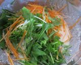 たっぷり水菜のヘルシーチヂミ作り方2写真