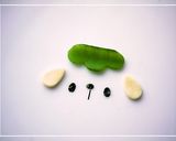 いちご帽子のうさぎちゃん*キャラ弁作り方6写真