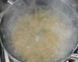 サツマイモと鶏もも肉のチーズパスタ作り方2写真