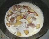 サツマイモと鶏もも肉のチーズパスタ作り方5写真