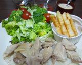 炊飯器で簡単♪シンガポールチキンライス作り方8写真