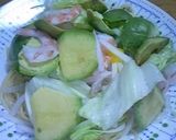 アボガドサラダの温パスタ作り方5写真