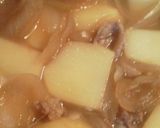簡単時短フライパンでほっくり甘辛肉じゃが作り方5写真