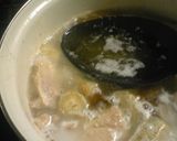ごぼうと鶏もも肉のゴマ油香る♪煮物作り方4写真