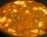 ■牛すじ肉・大豆・大根のみそ煮込み■作り方4写真