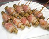 ごぼうのベーコン巻き♬作り方3写真