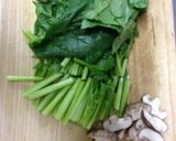 ほうれん草と椎茸のソテー作り方1写真