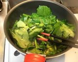 ほうれん草と椎茸のソテー作り方2写真