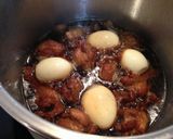 ＊圧力鍋de手羽元のてり煮♪卵入り＊作り方4写真
