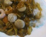 煮込まない　エビとホタテのカレー作り方8写真