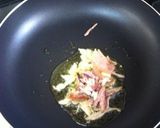 けずりぶしのうま味クリームパスタ作り方2写真