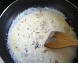 けずりぶしのうま味クリームパスタ作り方3写真