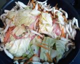 豚バラと春キャベツの重ね蒸し作り方4写真