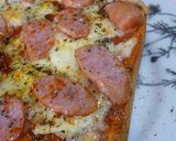 ピザ風✿朝食トースト作り方5写真