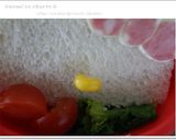 簡単キャラ弁＊キティのポケットサンド作り方7写真