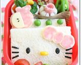 簡単キャラ弁＊キティのポケットサンド作り方9写真