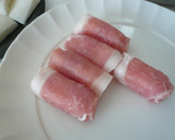 十勝産の長いもの豚丼風味の肉巻き作り方4写真