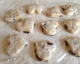 ♡ふすまdeスコーン♡絶品チョコバナナ味作り方8写真