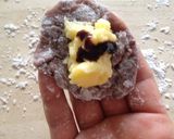 レンジで簡単！チョコカスタード大福作り方5写真