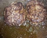 卵、パン粉不使用☆照り焼きハンバーグ作り方5写真