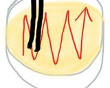 フワモコ♡癒され〜♡卵の味噌汁作り方1写真