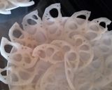 揚げずに レンコンチップス コンソメ味♪作り方1写真