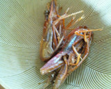＜覚え書き＞海老の頭で、海老煎餅。作り方1写真