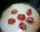 梅干ごはん・野沢菜漬けバージョン作り方1写真