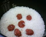 梅干ごはん・野沢菜漬けバージョン作り方3写真