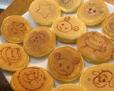 ホットケーキチョコで転写　キャラケーキ作り方12写真