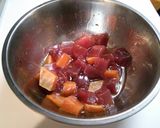 マグロとサーモンのカルパッチョ　柚子胡椒作り方3写真