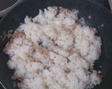 カルシウム摂取！ツナとしらすのチャーハン作り方2写真
