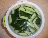 きゅうりとチーズの味噌ガーリックサラダ作り方1写真