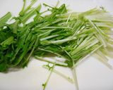 簡単✿水菜サラダ作り方1写真