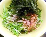 簡単✿水菜サラダ作り方3写真