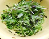 簡単✿水菜サラダ作り方4写真
