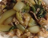 食材二つ☆豚肉と白菜のあんかけ作り方2写真